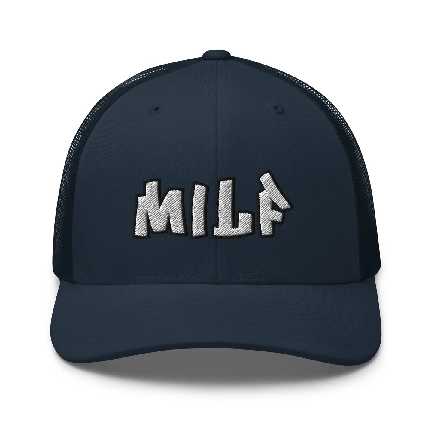 Hats Navy Snapback Custom Trucker Hats Funny MILF Cap for Sexy Women Who Own It Infidel Collective