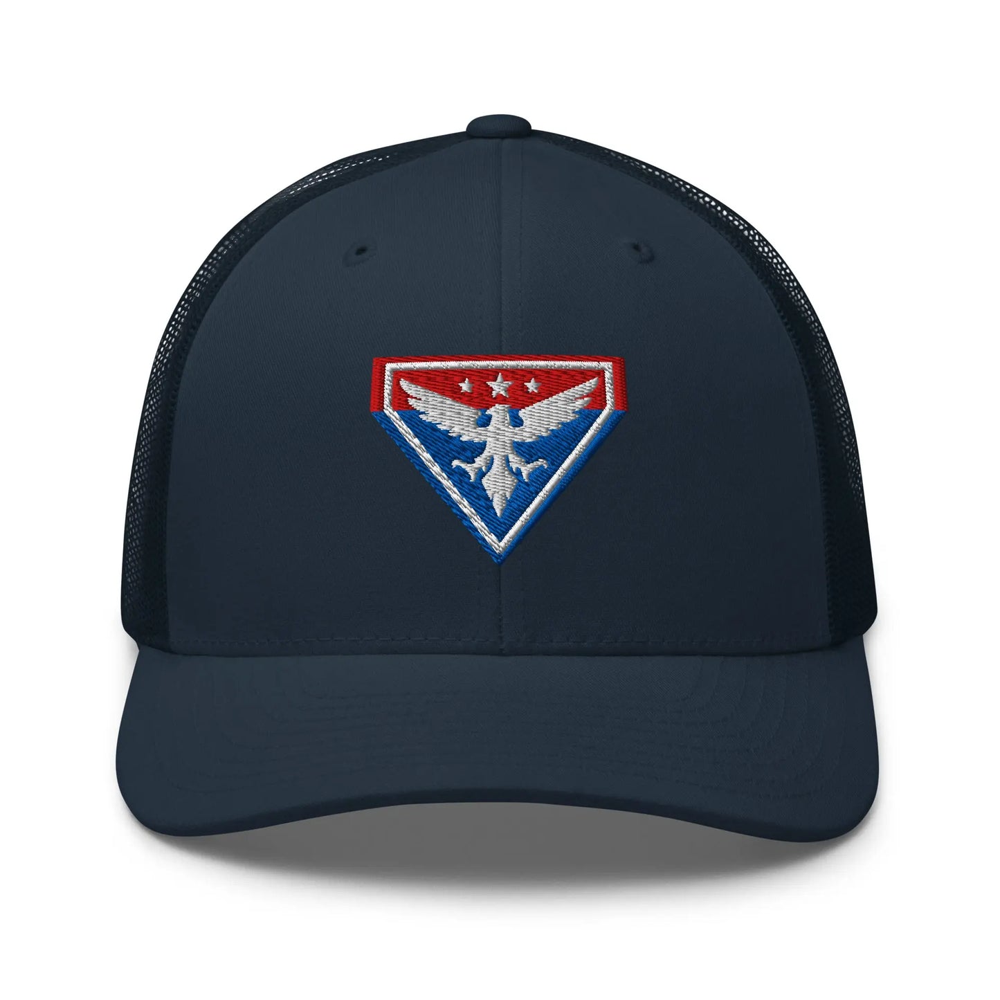 Hats Navy Snapback Custom Trucker Hats Liberty Eagle Badge Cool Patriotic Cap Infidel Collective