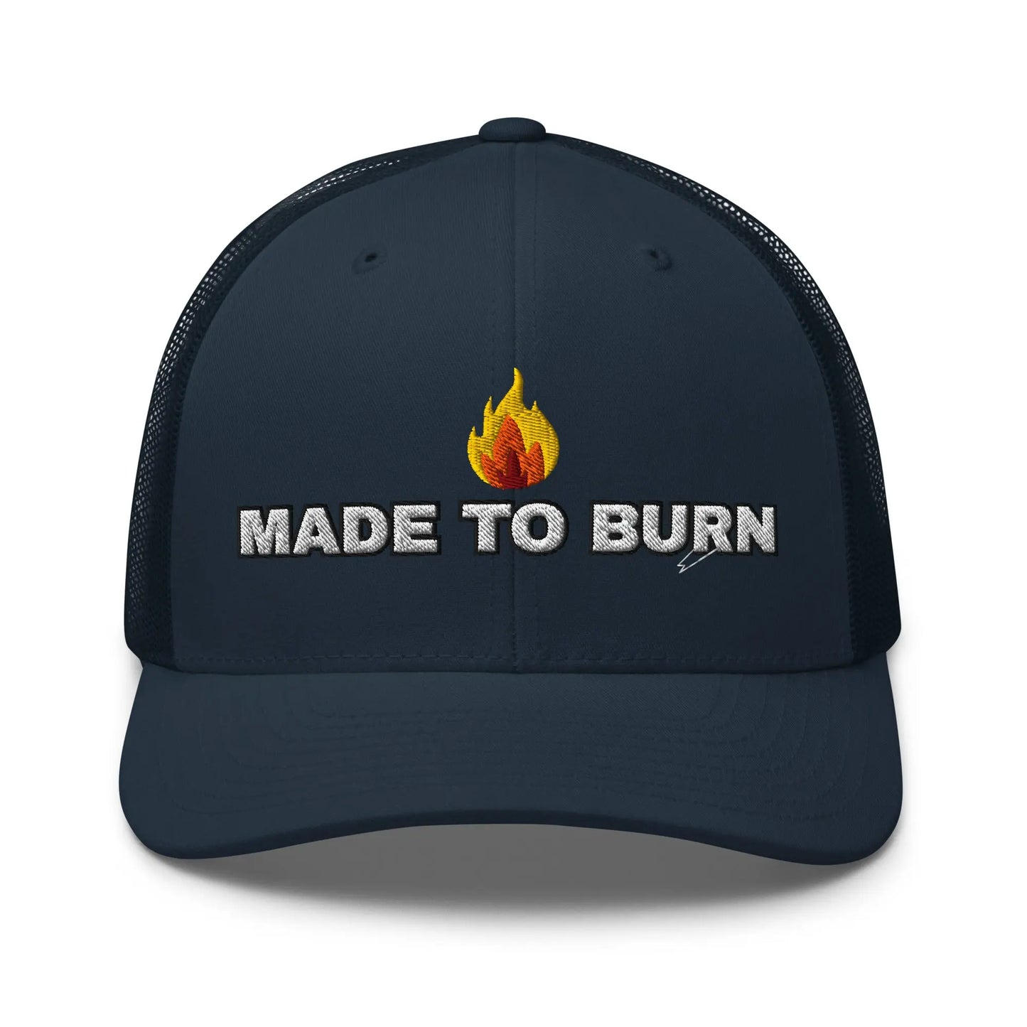 Hats Navy Snapback Custom Trucker Hats MADE TO BURN Badass Cap for Men & Women Infidel Collective