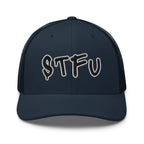 Hats Navy Snapback Custom Trucker Hats STFU NSFW Cap for Men & Women Infidel Collective