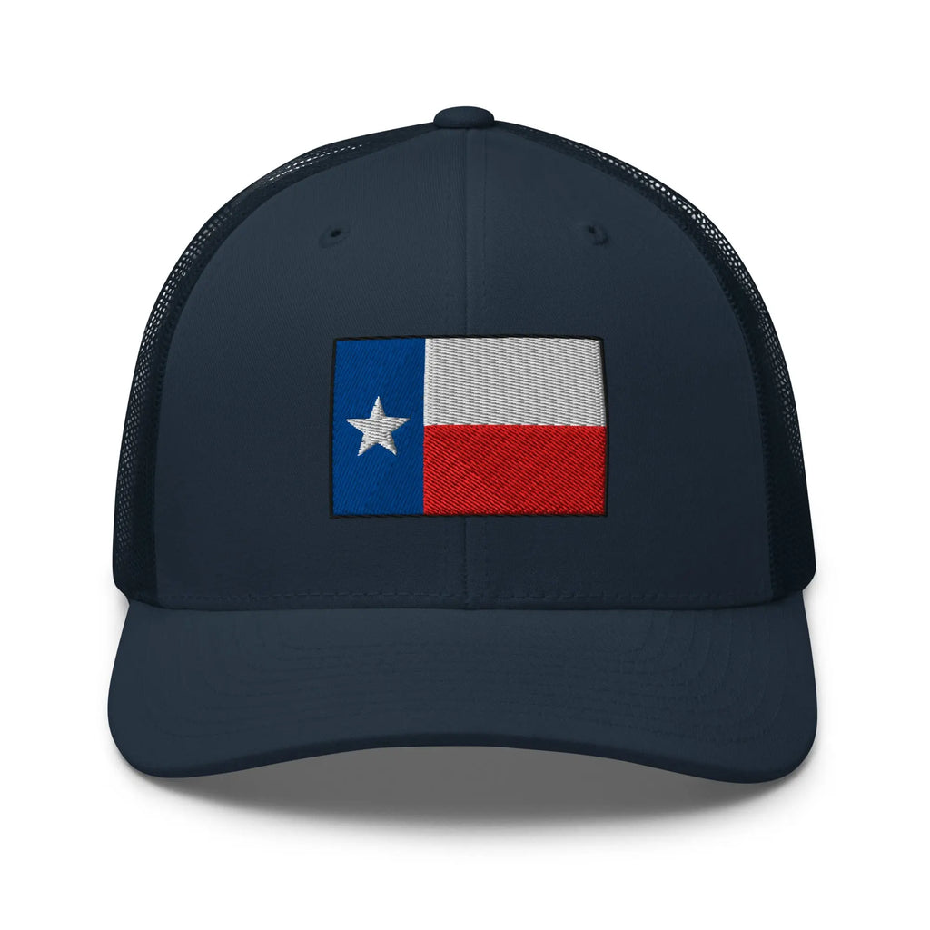 Hats Navy Snapback Custom Trucker Hats Texas Flag Lone Star Cap for Men & Women Infidel Collective