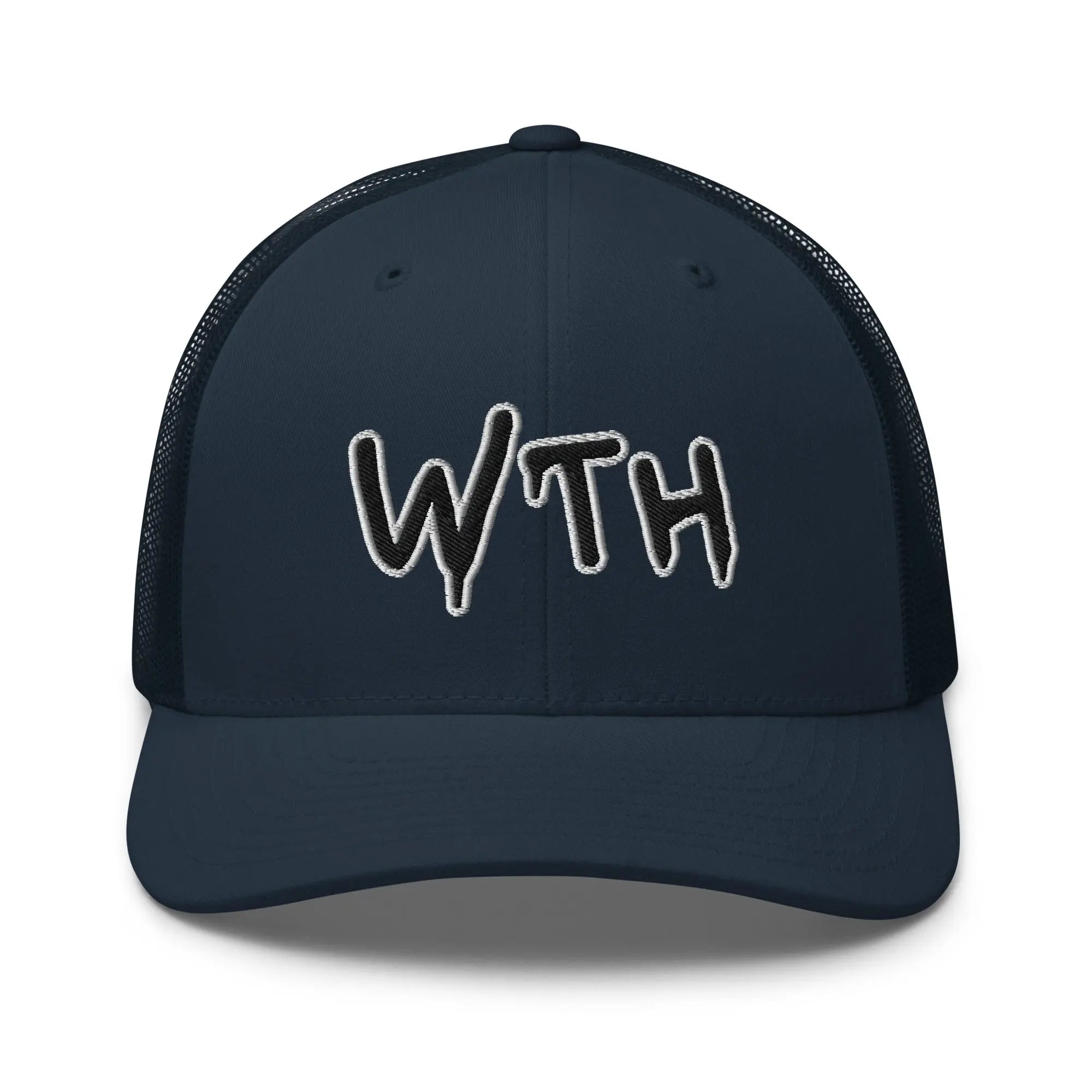 Hats Navy Snapback Custom Trucker Hats WTH NSFW Cap for Men & Women Infidel Collective