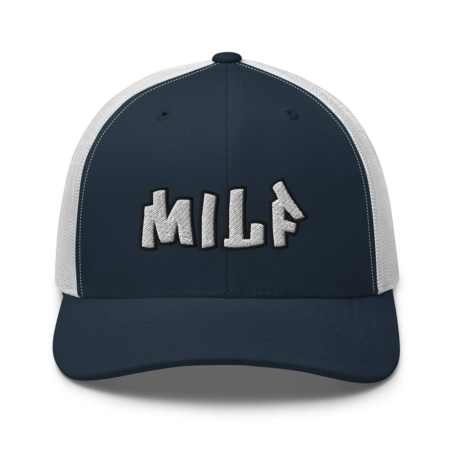 Hats Navy-White Snapback Custom Trucker Hats Funny MILF Cap for Sexy Women Who Own It Infidel Collective