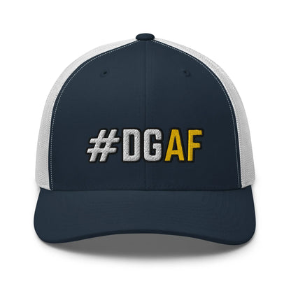 Hats Navy-White Snapback Custom Trucker Hats Funny NSFW #DGAF Cap Cool for Men & Women Infidel Collective