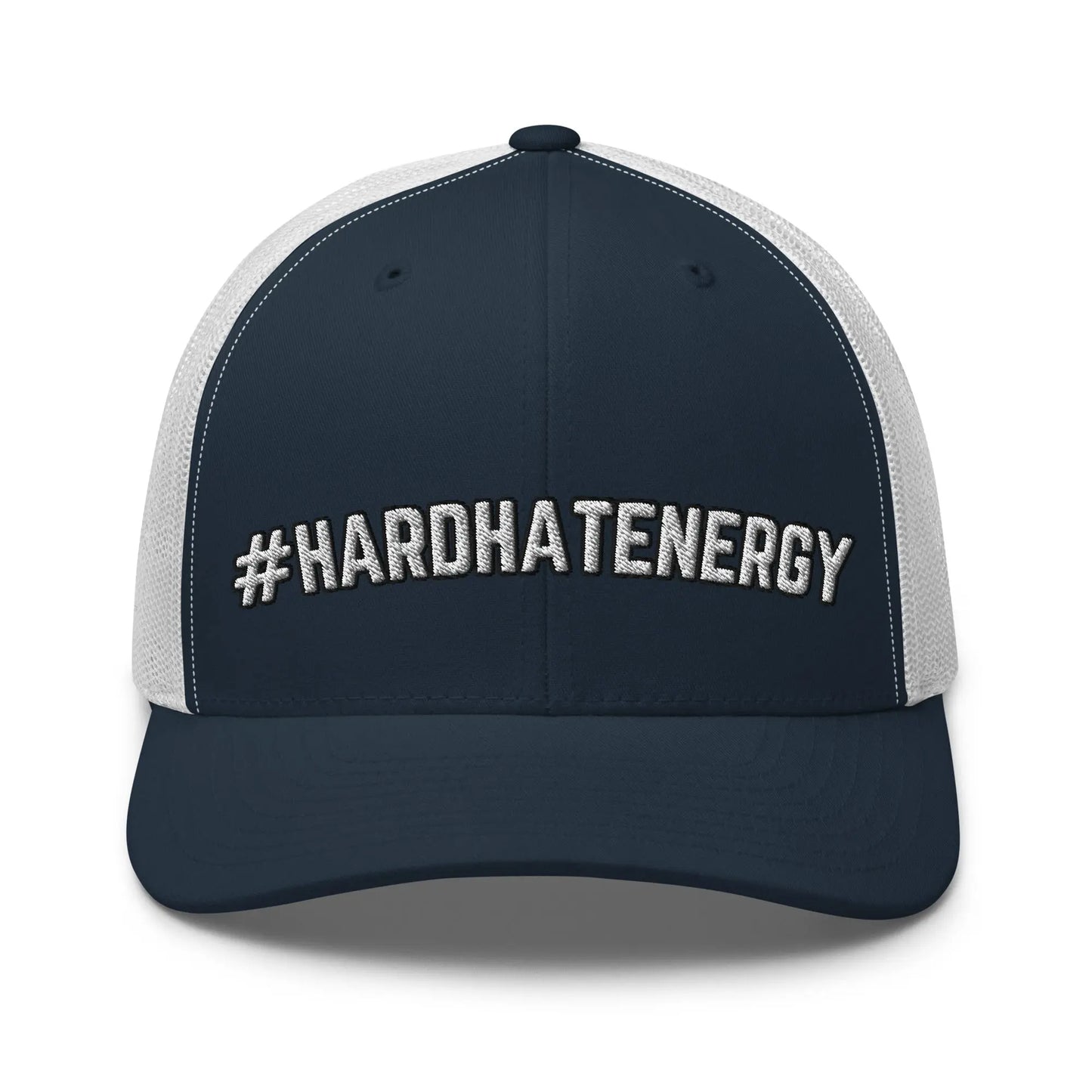 Hats Navy-White Snapback Custom Trucker Hats #HARDHATENERGY Funny Cap for Men & Women Infidel Collective