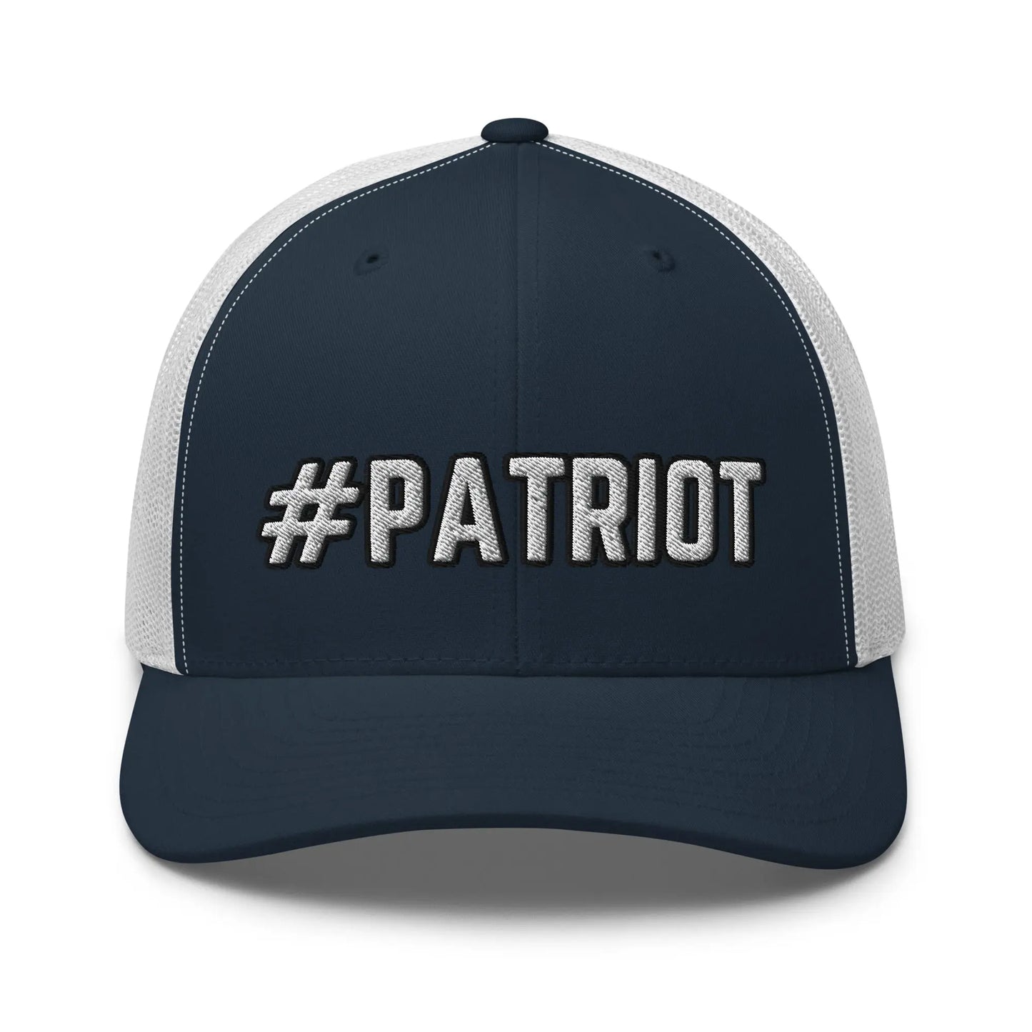 Hats Navy-White Snapback Custom Trucker Hats #PATRIOT Cool Patriotic Cap for Men & Women Infidel Collective