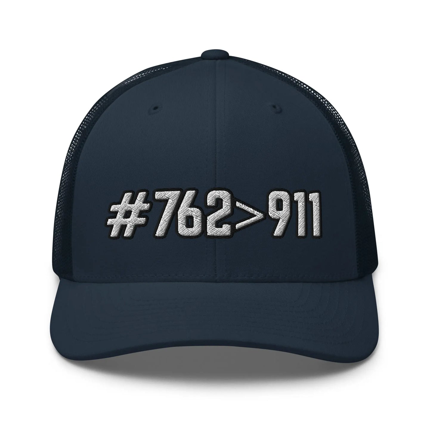 Hats Navy #762>911 2A Mesh Snapback Custom Trucker Hats for Men & Women Infidel Collective