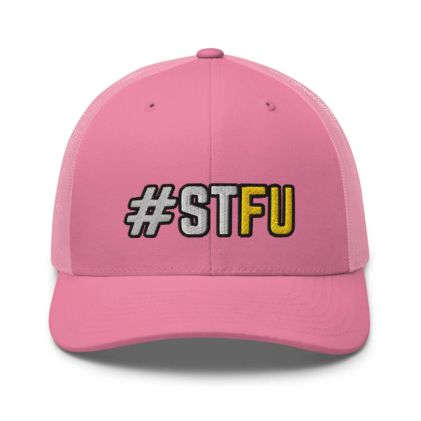 Hats Pink Snapback Custom Trucker Hats Funny STFU NSFW Cap for Men & Women Infidel Collective