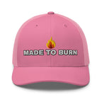 Hats Pink Snapback Custom Trucker Hats MADE TO BURN Badass Cap for Men & Women Infidel Collective