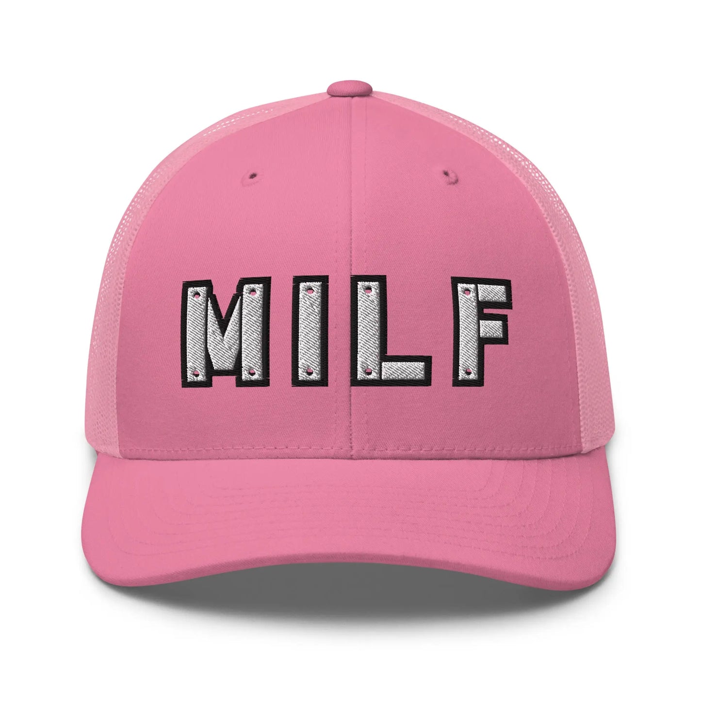 Hats Pink Snapback Custom Trucker Hats MILF Stencil Cap for Sexy Women Who Own It Infidel Collective