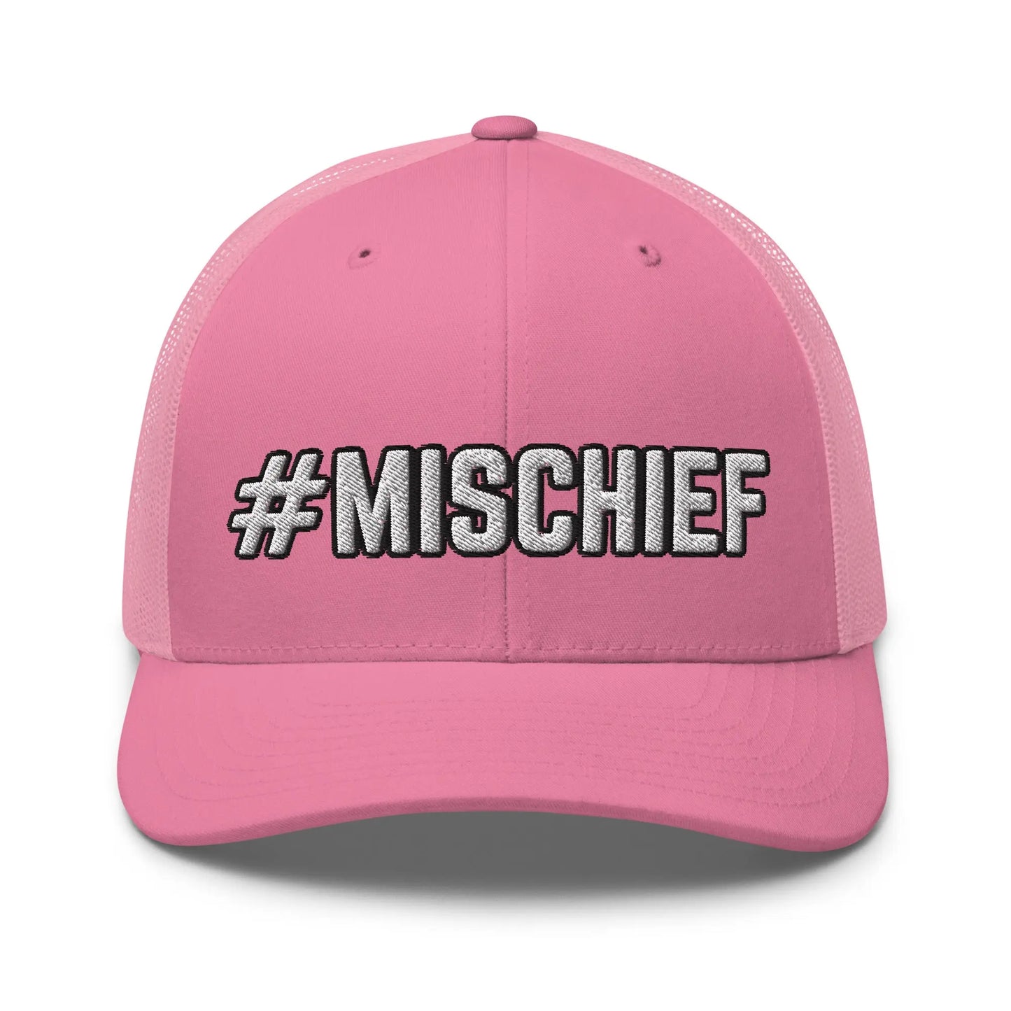 Hats Pink Snapback Custom Trucker Hats MISCHIEF Funny Cap for Men & Women Infidel Collective