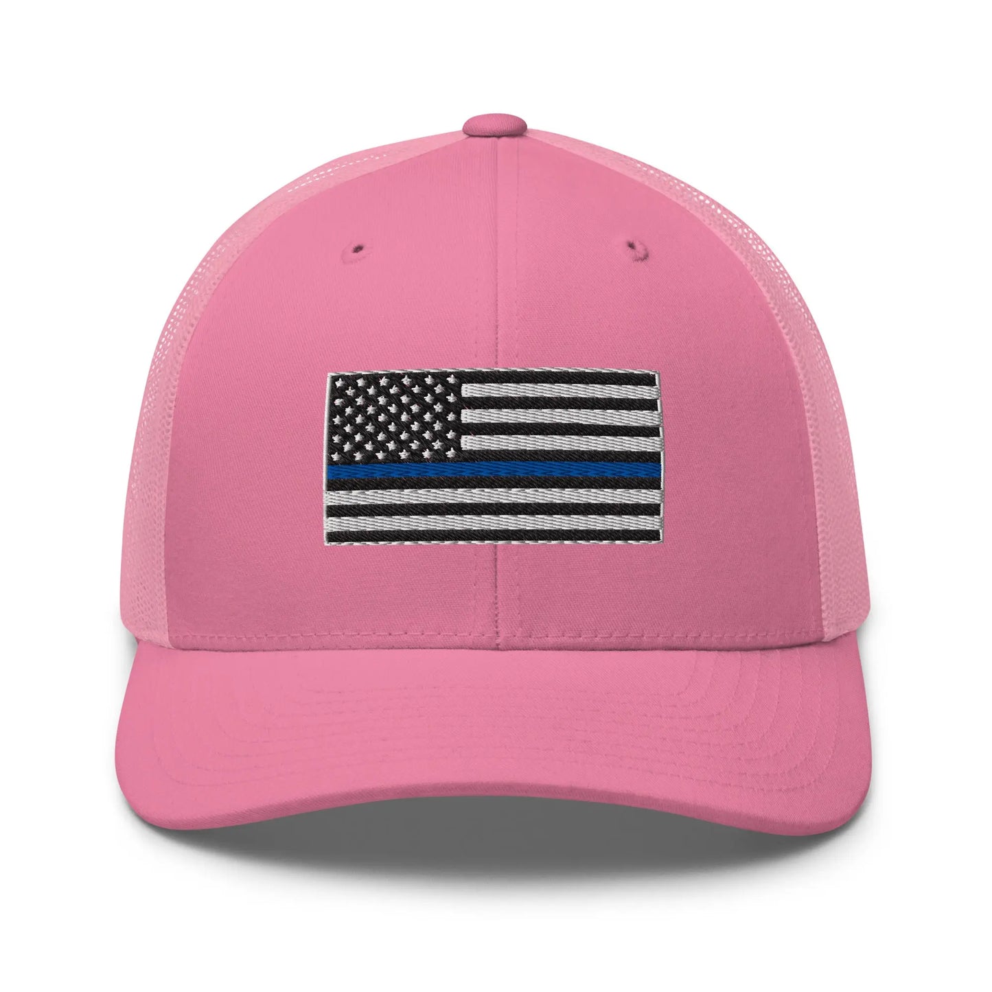Hats Pink Snapback Custom Trucker Hats Thin Blue Line Flag Cool Patriotic Cap Infidel Collective