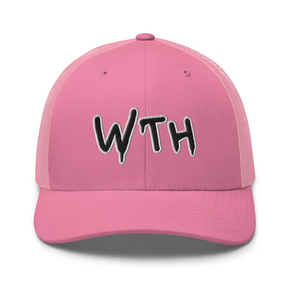 Hats Pink Snapback Custom Trucker Hats WTH NSFW Cap for Men & Women Infidel Collective