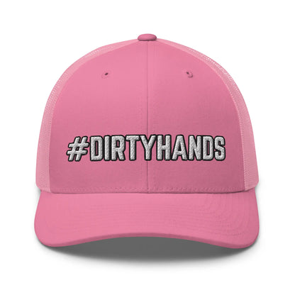 Hats Pink Snapback Custom Trucker Hats #DIRTYHANDS Blue Collar CDL Cap for Men & Women Infidel Collective
