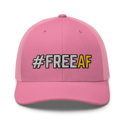 Hats Pink Snapback Custom Trucker Hats #FREEAF Cool Patriotic Cap for Men & Women Infidel Collective