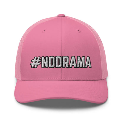 Hats Pink Snapback Custom Trucker Hats #NODRAMA Funny Cap for Men & Women Infidel Collective