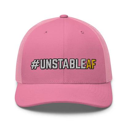 Hats Pink Snapback Custom Trucker Hats #UNSTABLEAF Funny Mesh NSFW AF Hat Infidel Collective