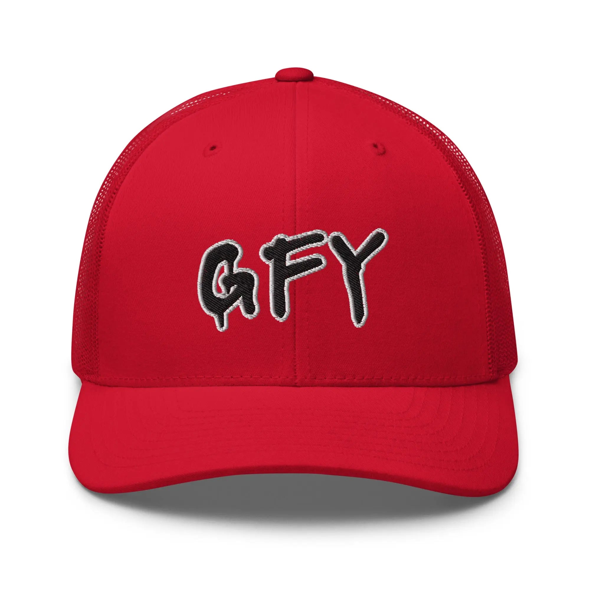 Hats Red Snapback Custom Trucker Hat Inappropriate NSFW GFY Cap for Men & Women Infidel Collective