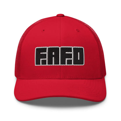Hats Red Snapback Custom Trucker Hats Badass FAFO Grand Games NSFW Caps for Men & Women Infidel Collective