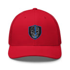 Hats Red Snapback Custom Trucker Hats Blue Line Skull Cool Patriotic Cap Infidel Collective
