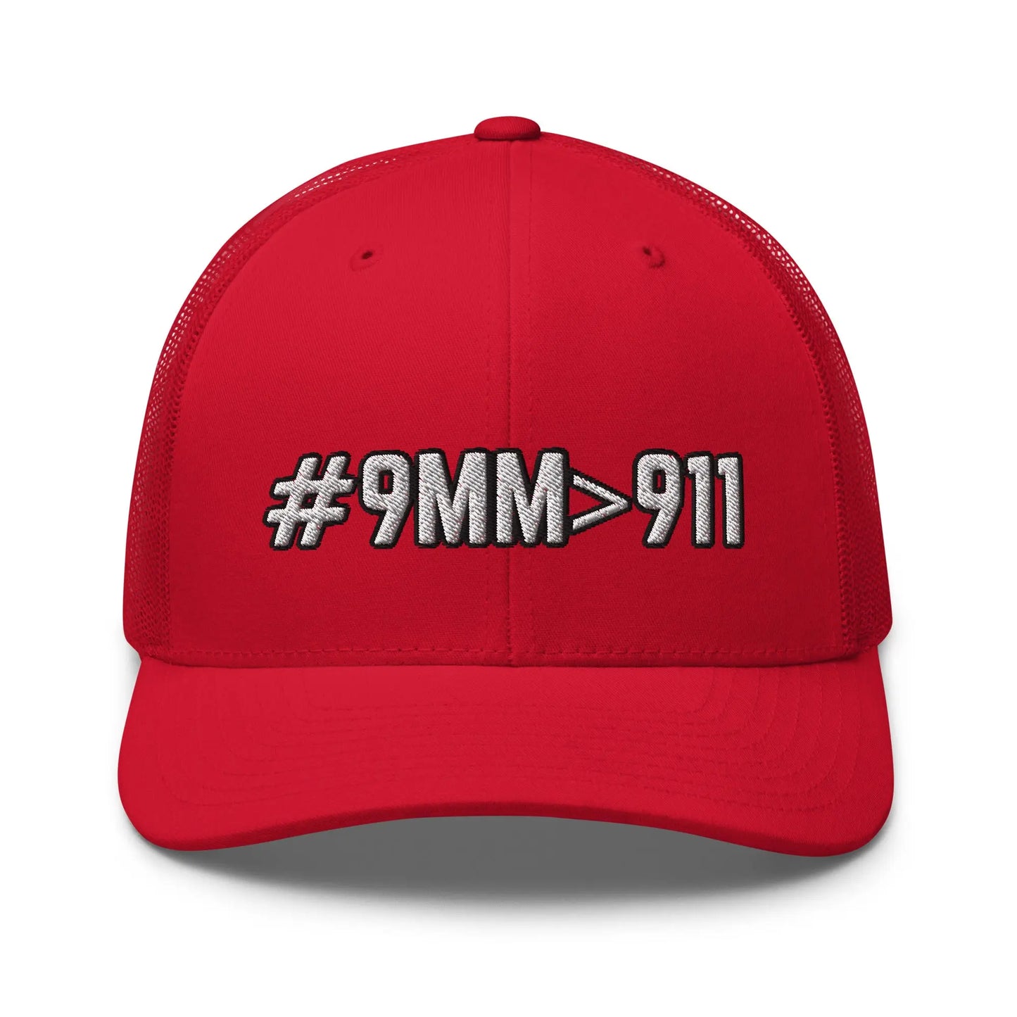 Hats Red Snapback Custom Trucker Hats Cool 2A #9MM>911 Cap for Men & Women Infidel Collective