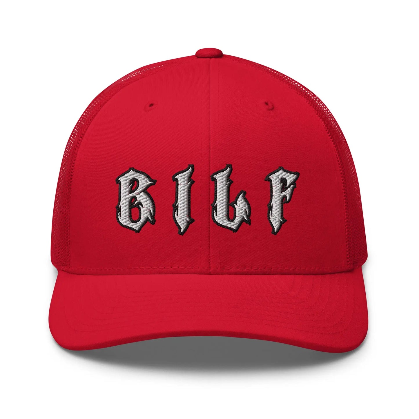 Hats Red Snapback Custom Trucker Hats Cool BILF Bikers Cap for Men & Women Infidel Collective