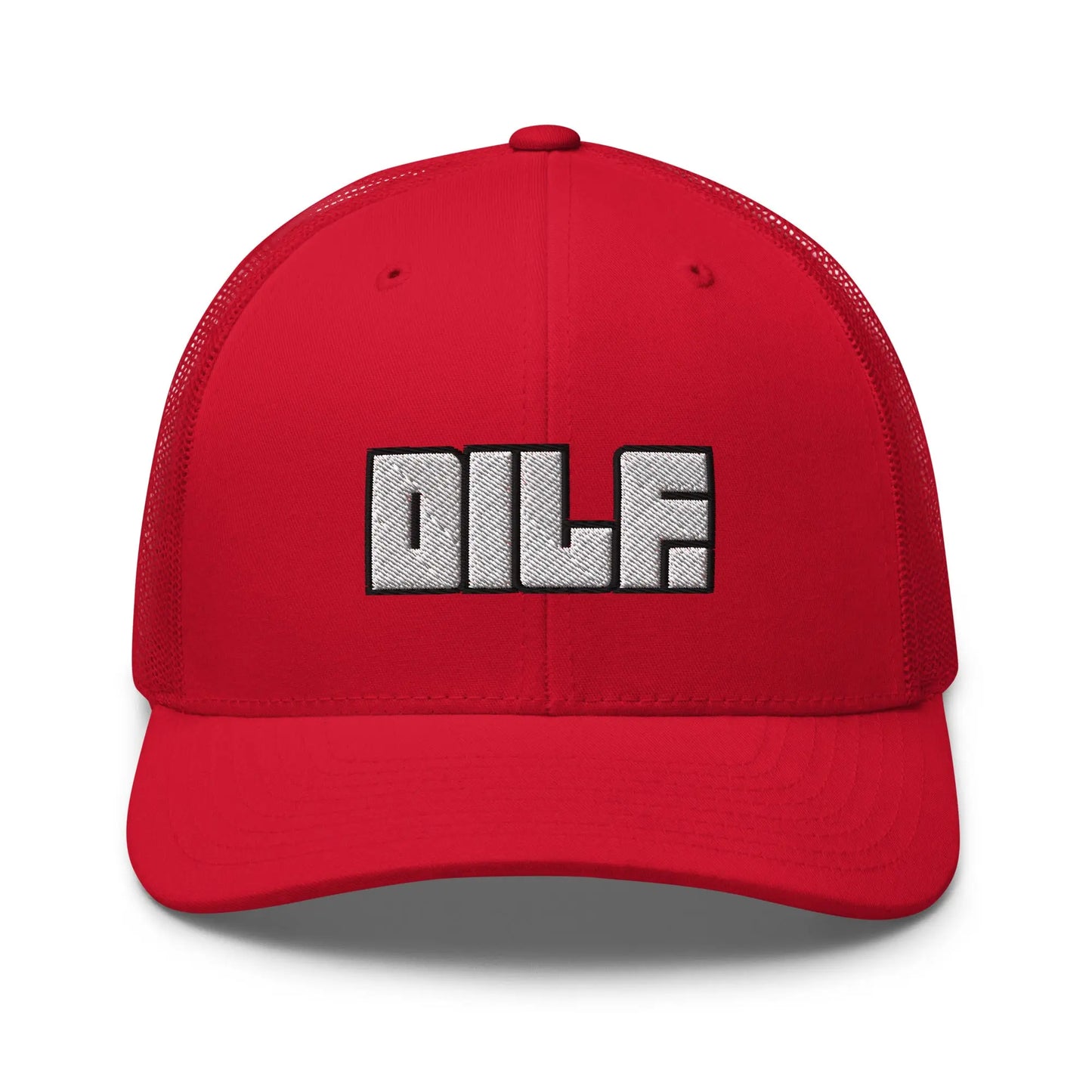 Hats Red Snapback Custom Trucker Hats DILF Block Cap – NSFW 2A for Men & Women Infidel Collective
