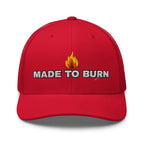 Hats Red Snapback Custom Trucker Hats MADE TO BURN Badass Cap for Men & Women Infidel Collective