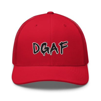 Hats Red Snapback Custom Trucker Hats NSFW DGAF Cap for Men & Women Infidel Collective
