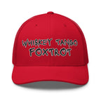 Hats Red Snapback Custom Trucker Hats NSFW Whiskey Tango Foxtrot Cap for Men & Women Infidel Collective