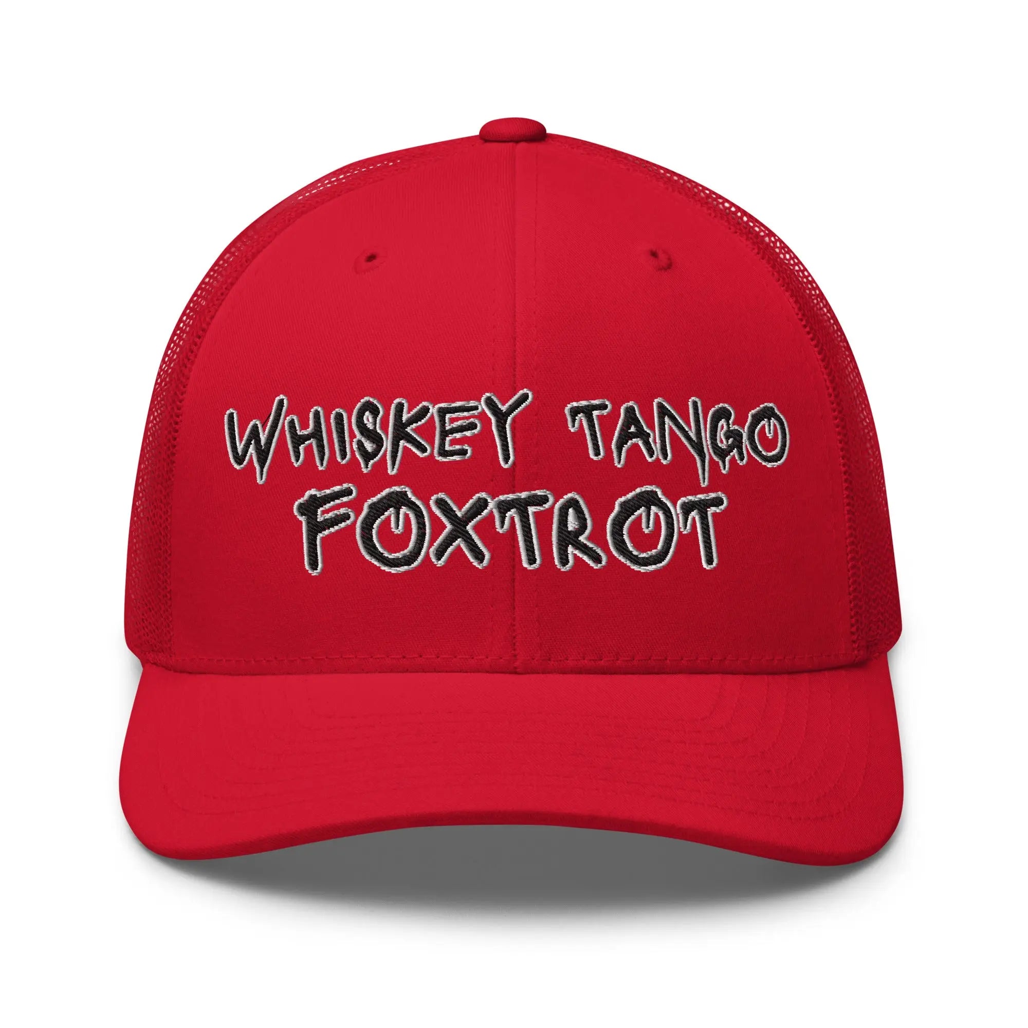 Hats Red Snapback Custom Trucker Hats NSFW Whiskey Tango Foxtrot Cap for Men & Women Infidel Collective
