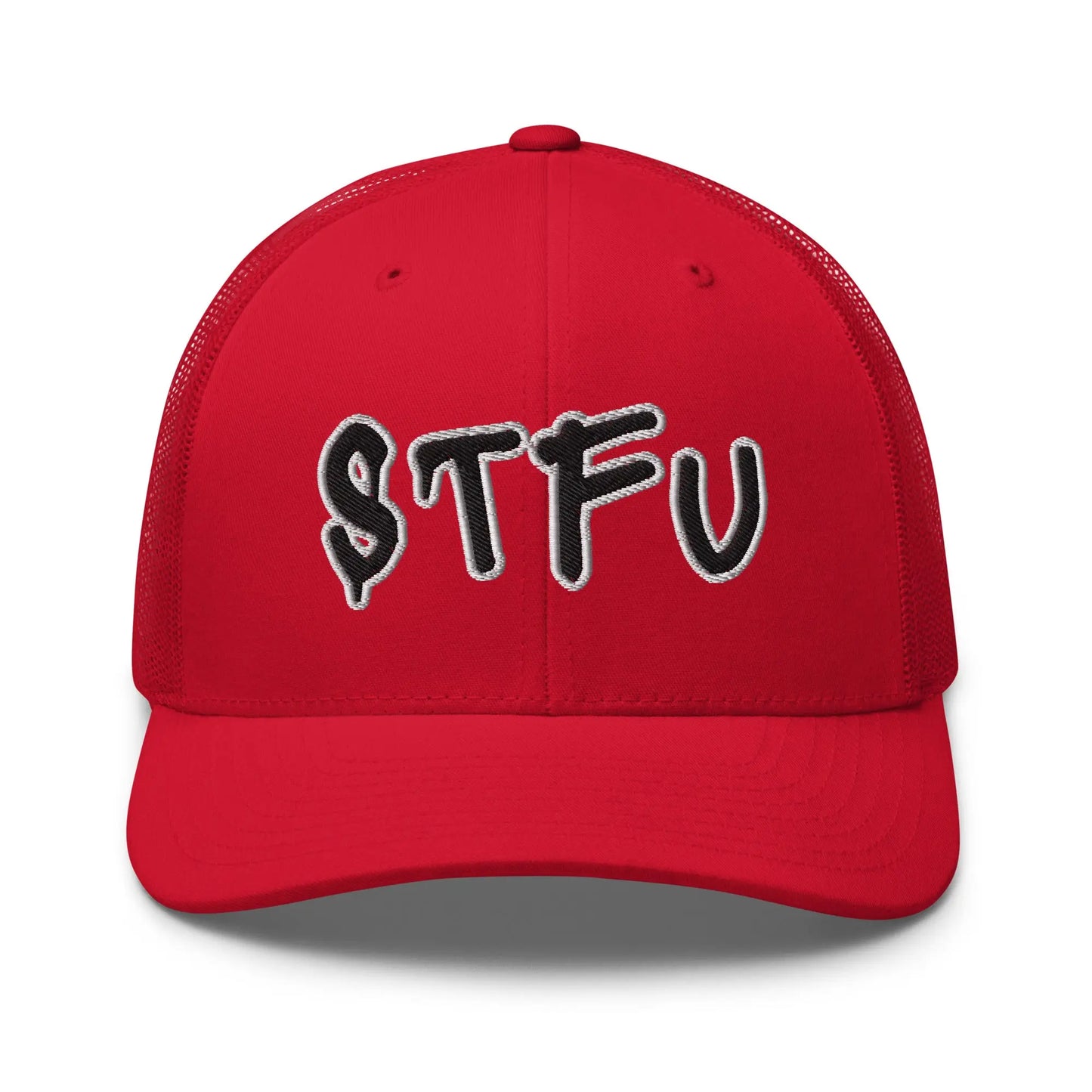 Hats Red Snapback Custom Trucker Hats STFU NSFW Cap for Men & Women Infidel Collective