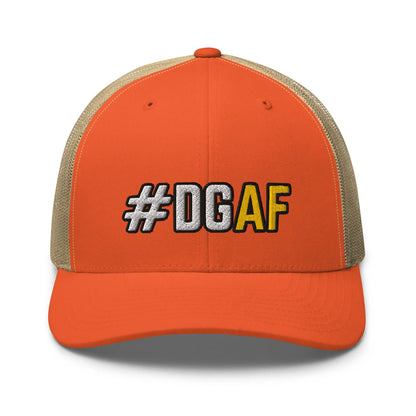 Hats Rustic-Orange-Khaki Snapback Custom Trucker Hats Funny NSFW #DGAF Cap Cool for Men & Women Infidel Collective