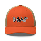 Hats Rustic-Orange-Khaki Snapback Custom Trucker Hats NSFW DGAF Cap for Men & Women Infidel Collective