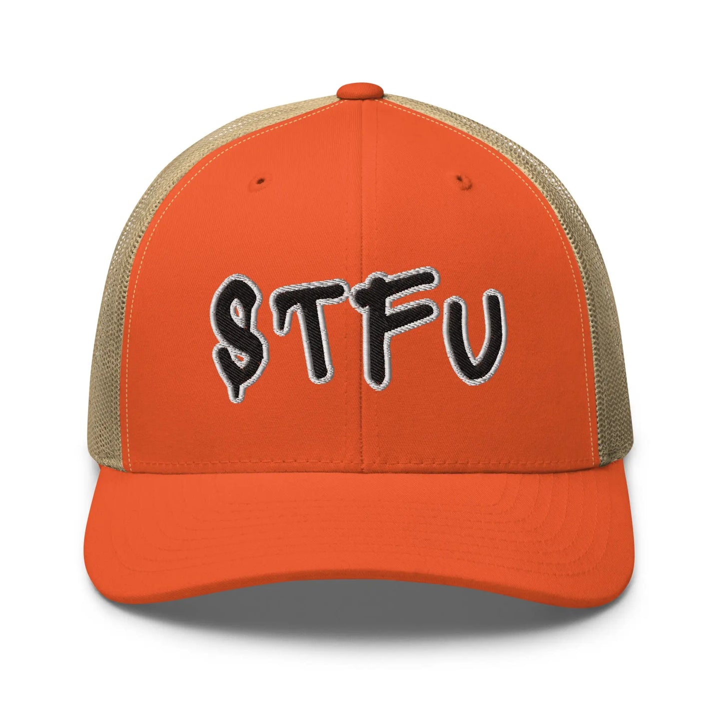 Hats Rustic-Orange-Khaki Snapback Custom Trucker Hats STFU NSFW Cap for Men & Women Infidel Collective