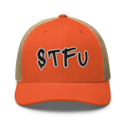 Hats Rustic-Orange-Khaki Snapback Custom Trucker Hats STFU NSFW Cap for Men & Women Infidel Collective