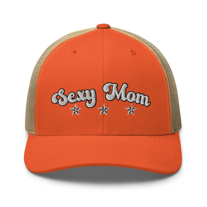 Hats Rustic-Orange-Khaki Snapback Custom Trucker Hats Sexy Mom Cap for Sexy Women Who Own It Infidel Collective