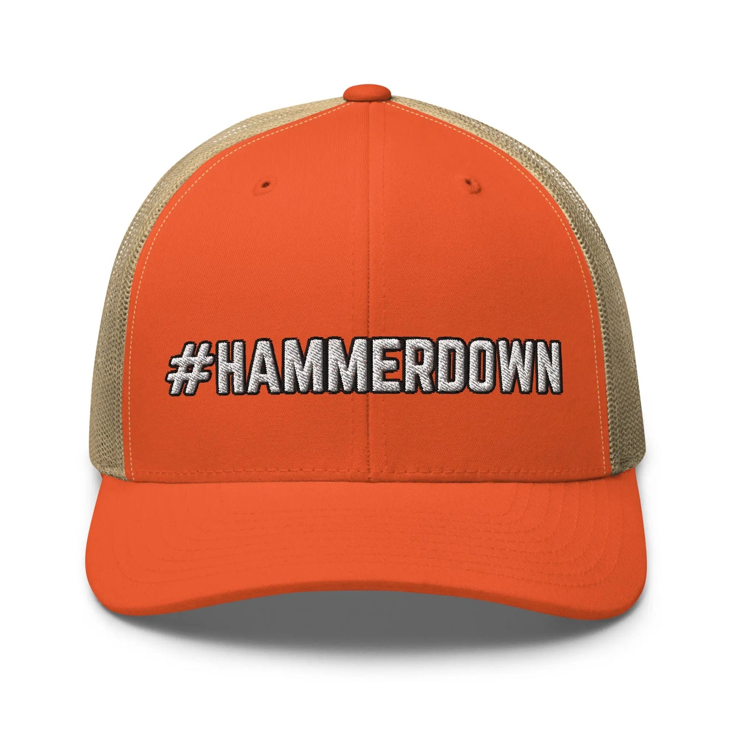Hats Rustic-Orange-Khaki Snapback Custom Trucker Hats #HAMMERDOWN for Men & Women – Diesel Life Cap Infidel Collective