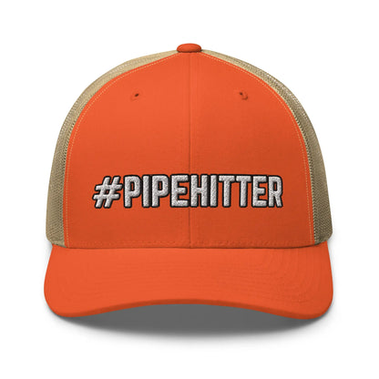 Hats Rustic-Orange-Khaki Snapback Custom Trucker Hats #PIPEHITTER Cool Badass Cap for Men & Women Infidel Collective