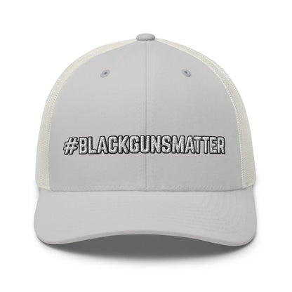Hats Silver Snapback Custom Trucker Hats BLACKGUNSMATTER 2A Cap for Men & Women Infidel Collective