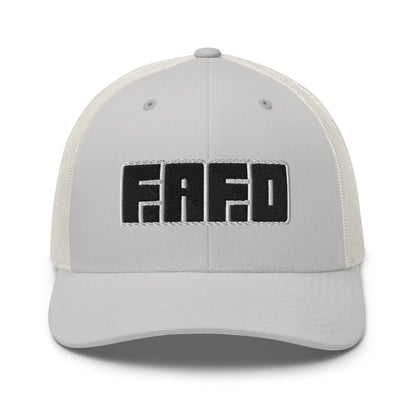 Hats Silver Snapback Custom Trucker Hats Badass FAFO Grand Games NSFW Caps for Men & Women Infidel Collective
