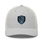 Hats Silver Snapback Custom Trucker Hats Blue Line Skull Cool Patriotic Cap Infidel Collective