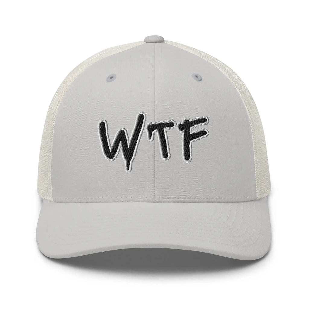 Hats Silver Snapback Custom Trucker Hats Cool & Funny WTF NSFW Cap for Men & Women Infidel Collective