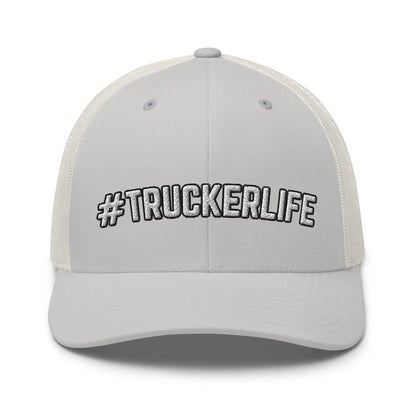 Hats Silver Snapback Custom Trucker Hats Cool #TRUCKERLIFE CDL Cap for Men & Women Infidel Collective