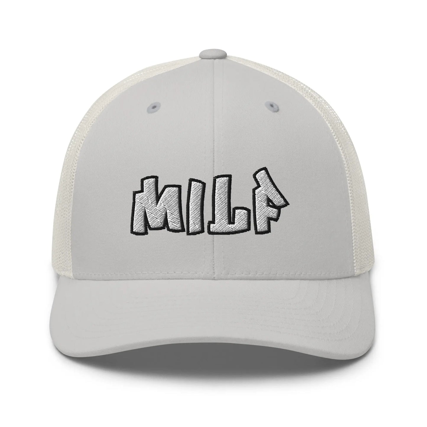 Hats Silver Snapback Custom Trucker Hats Funny MILF Cap for Sexy Women Who Own It Infidel Collective