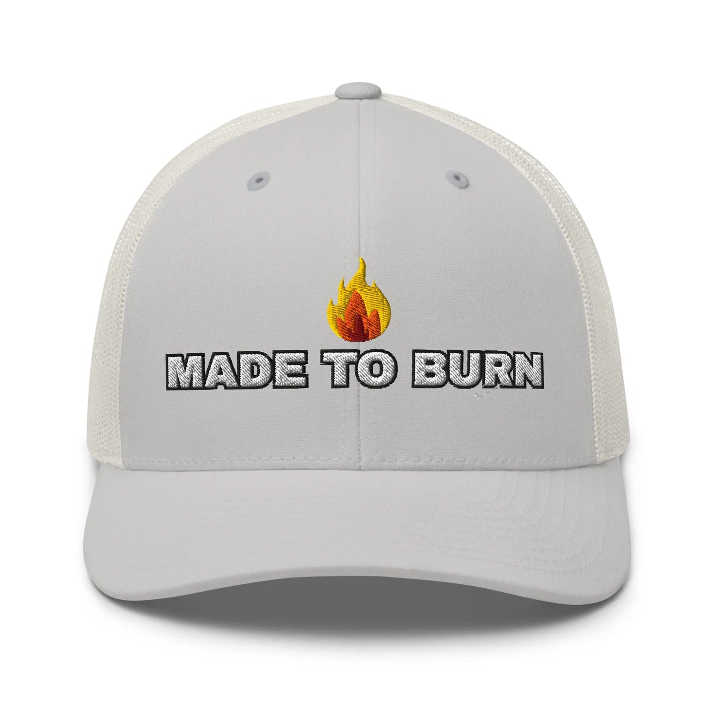 Hats Silver Snapback Custom Trucker Hats MADE TO BURN Badass Cap for Men & Women Infidel Collective