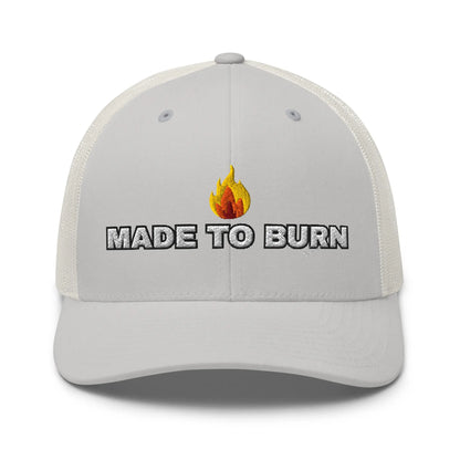 Hats Silver Snapback Custom Trucker Hats MADE TO BURN Badass Cap for Men & Women Infidel Collective