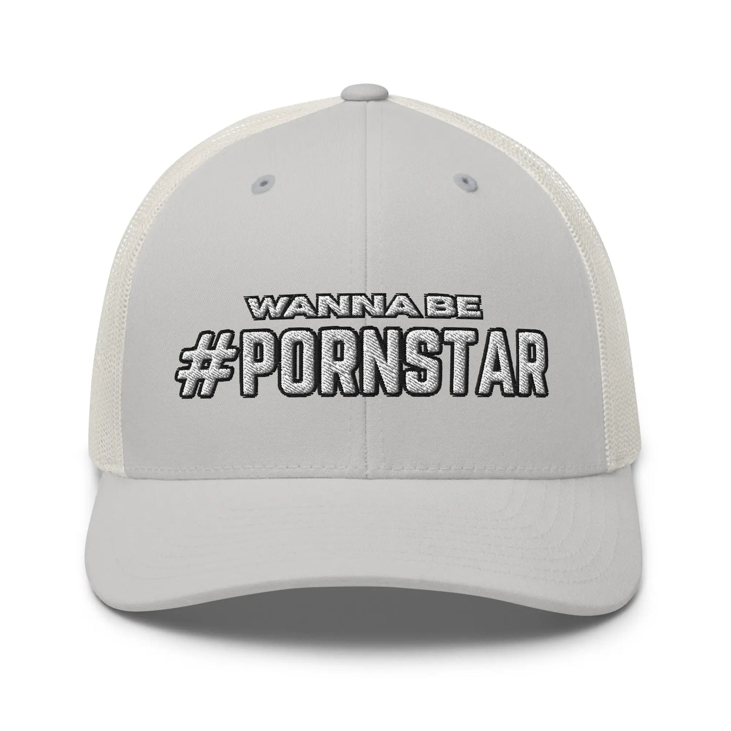 Hats Silver Snapback Custom Trucker Hats NSFW #PORNSTAR Wanna Be for Men & Women Infidel Collective