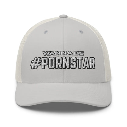 Hats Silver Snapback Custom Trucker Hats NSFW #PORNSTAR Wanna Be for Men & Women Infidel Collective