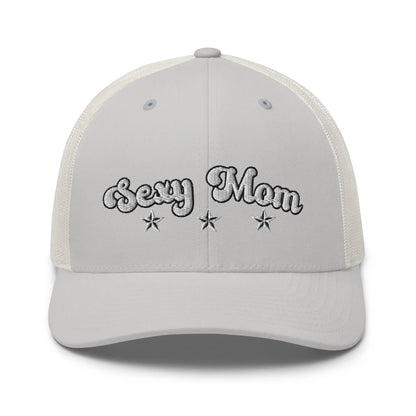 Hats Silver Snapback Custom Trucker Hats Sexy Mom Cap for Sexy Women Who Own It Infidel Collective